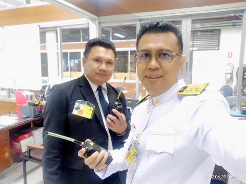 ปฏิบัติหน้าที่ด้านวิทยุสื่อสารงานพระราชทานปริญญาบัตรประจำปีการศึกษา 2559-2560 (17-20 มิ.ย. 62)