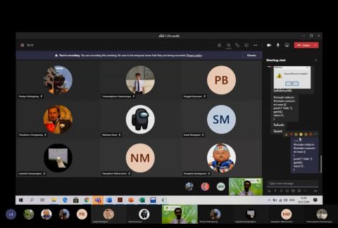 สอนออนไลน์วิชาการเขียนโปรแกรมคอมพิวเตอร์ 2 ครั้งที่ 5 (18 ก.พ.64)