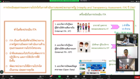 ประชุมคณะกรรมการธรรมาภิบาลและจริยธรรมประจำปีงบประมาณ พ.ศ. 2567 ครั้งที่ 2/2567 (14 พ.ค. 67)