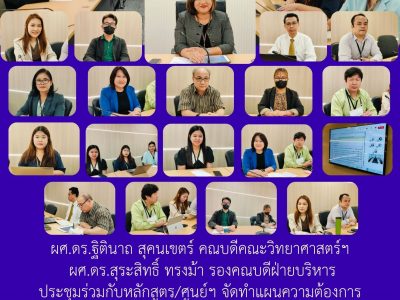 ประชุมจัดทำแผนงบลงทุน 2569-2572-คณะวิทย์ (20 พ.ย. 67)