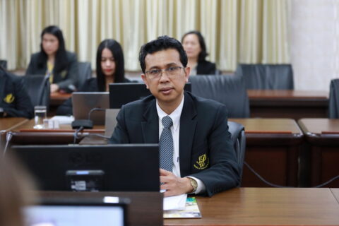 ประชุมรับฟังนโยบายการตรวจประเมินคุณภาพการศึกษาภายใน ระบบ SDU QA ปีการศึกษา 2567 จากอธิการบดี (21 เม.ย. 68)